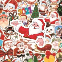 Christmas Stickers Skateboard Vinyl Laptop Luggage Decal Sticker Bomb Lot 100pc