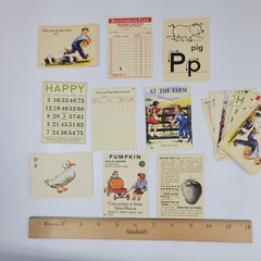 October Afternoon Farm Girl Scrapbooking Lot 12×12 Paper Stickers Die Cuts Cards