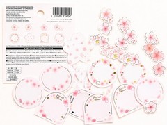 Japanese Sakura Sticker Set Kawaii Cherry Blossom Scrapbooking Planner Washi Tap