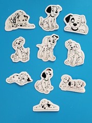 101 Dalmatians Scrapbooking Stickers Disney 10 X Vinyl Sticker May249