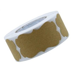 300x Stickers Self Adhesive Blank Gift Label Sealing Labels