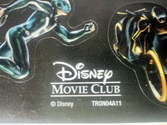 Disney Movie Club Tron Legacy Stickers
