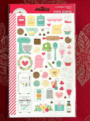 RARE – DOODLEBUG MADE WITH LOVE BAKE ME HAPPY STICKERS – 2 SHEETS