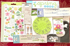 #643 SPRINGTIME ICON STICKERS DOODLE-POPS 3D STICKERS CLIPS LARGE BUTTERFLY
