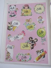 Angela Jill & Alphabet STICKERS – SHEETS & SINGLES – VARIOUS BRANDS – VINTAGE