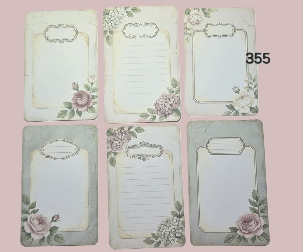Journal Cards Ephemera Scrapbooks