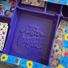 VTG Lisa Frank My Sticker Collection Box Kittens w/Stickers