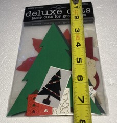 lot of 4 Deluxe Cuts Christmas Laser Die cuts 4 New packages sealed