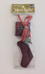 RARE Christmas Stocking & Gift Jolee’s By You Mini Scrapbooking Embellishments