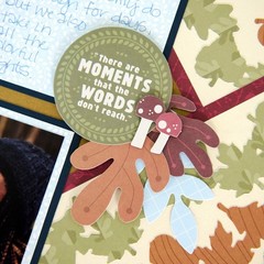 Creative Memories Croptoberfest Embellishments-16 Die Cuts-Squirrels~Leaves~NIP