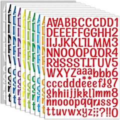 Colorful 1 Inch Vinyl Alphabet Stickers – Perfect for Indoor & Outdoor Projects
