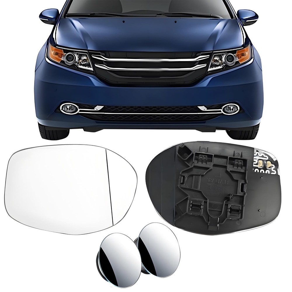 Passenger Side Mirror Replacement Glass for Honda Odyssey 2014-2017,Backing P…