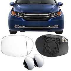 Passenger Side Mirror Replacement Glass for Honda Odyssey 2014-2017,Backing P…