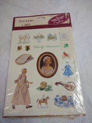 Vintage Hallmark American Girls Collection Felicity Merriman Stickers