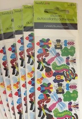7 Packs Of Sandylion Stickers Insects Bugs Firefly Theme 2 Sheets Per Package