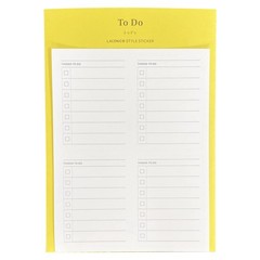 Laconic Style Note Sticker To-Do List LGF34