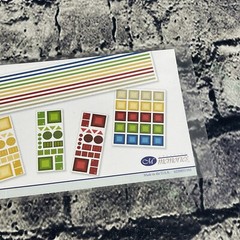 Creative Memories ILLUSIONS Sticker Pack set of 2 Primary colors