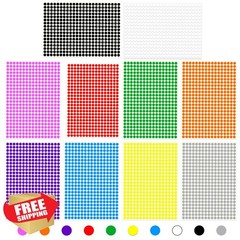 Aanxufa Color Dot Stickers 1/4″ (6 mm) 4080 Pcs
