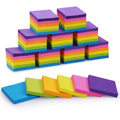 Sticky Notes Bulk, 60 Pads Sticky Notes, 3 X 3 Inch, 100 Sheets/Pad, Assorted…