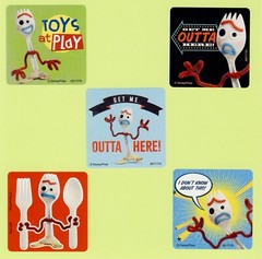 30 Toy Story Assorted Large Stickers – Woody, Buzz Lightyear, Forky, Bo Peep