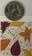 FALL LEAVES Sticker(23pc)Autumn •Planner•Calendar•Journaling •Border•Plaid•Tree•