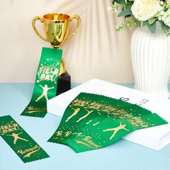 100 PCS Field Day Participant Ribbons Award Prize Winner Recognition Card