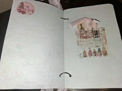 Pink Christmas Junk Journal Scrapbook Usa Seller