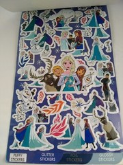 Disney Elsa Frozen 150 Stickers Kids Puffy Glitter Foil Glossy Sticker Book 3+
