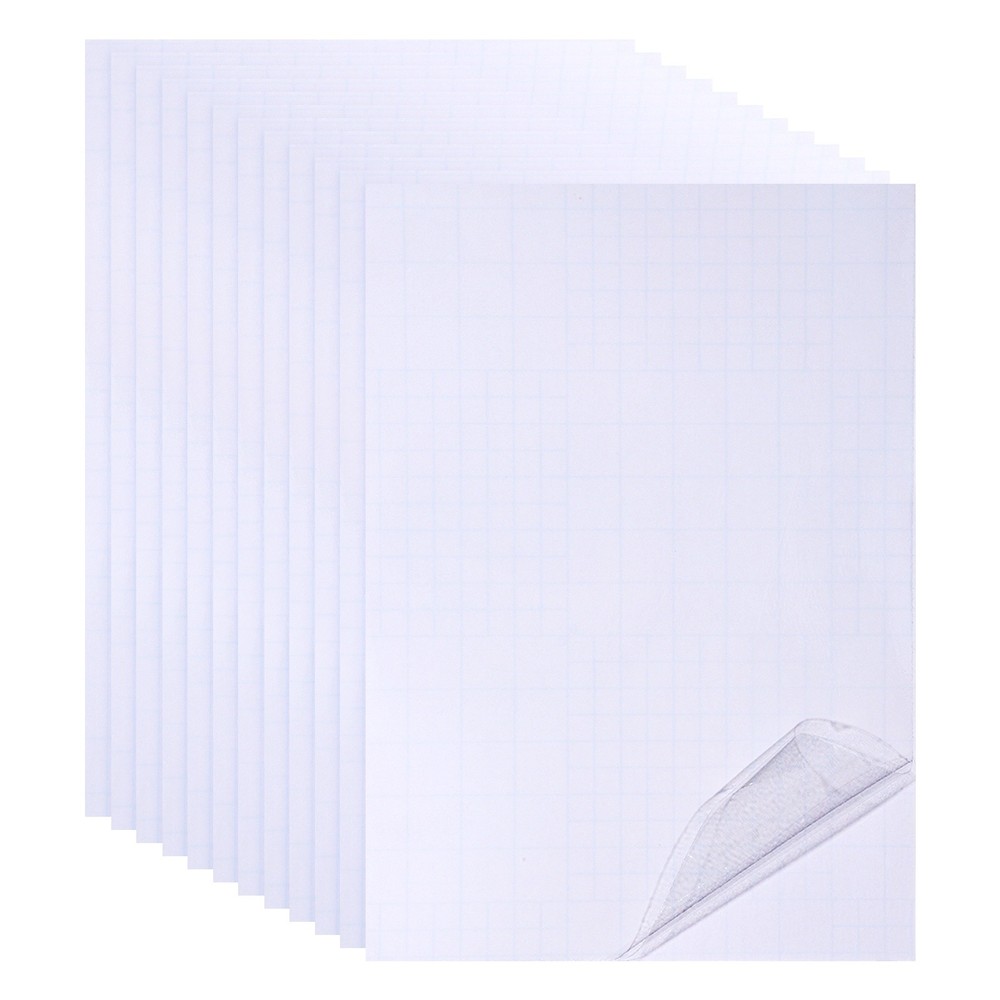 12x8in Holographic Laminate Sheets 12Pcs Sticker Paper Glossy Laminate