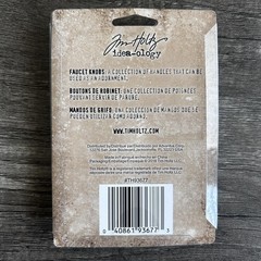 Tim Holtz Idea-ology Lot Label Tape Faucet Knobs Odds Ends Assemblage Chain New