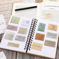 120 Pcs Vintage Motivational Quote Stickers for Scrapbooking and Journaling