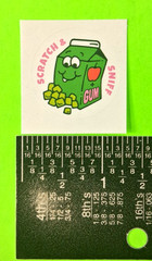 Apple Gum Box Scented Everything Smells Sticker