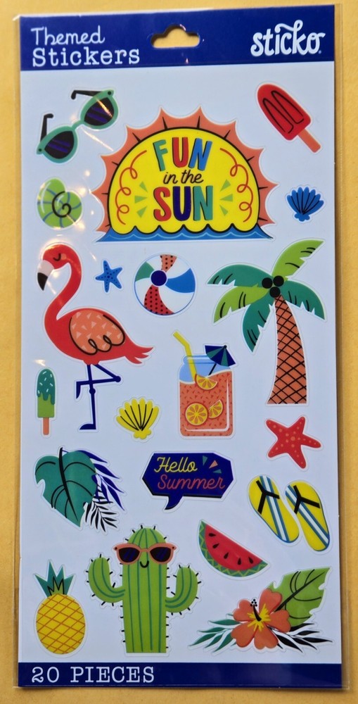 Flora/ Tropical Sticker Sheet