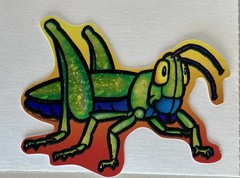 Multicolored Stickers Bugs In Color