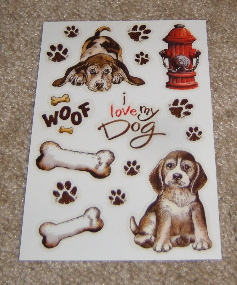 PSX Designs Sticker Sheet ~ My Puppy Dog… (2001)