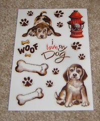 PSX Designs Sticker Sheet ~ My Puppy Dog… (2001)