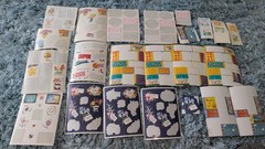 Vintage Stickers Thank You, Love, Thinking Of You, Writing Letters Lot Partial