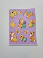 Vintage Easter Stickers, 11 Full Sheets, Hallmark, Amscan, AGC, variety of style