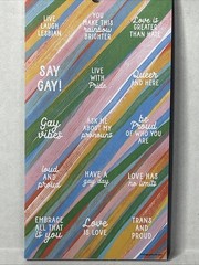Happy Planner 488 Sticker book 30 Sheets Blooming With Pride Gay Love Floral
