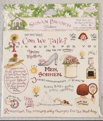 LOT of SUSAN BRANCH Stickers ~ 8 Sheets ~ 4 Packs 4.5″x2.5″ NEW Baby Men Funny