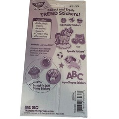 TREND CHOCOLATE CUPCAKE Scratch n Sniff Stinky Stickers 72 CT Party Loot T83038