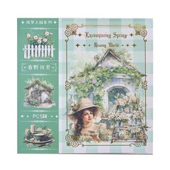 Landscape Scenery Sticker For Scrapbooking Notebook Journal Photo Album Diary