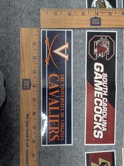 Collegiate Banner Stickers Vintage Series 1 – A&A Global – Almost full set – 20