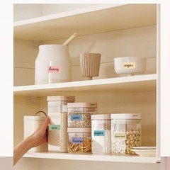 Removable Freezer Labels, 1×2 Inch Color Coding Removable Label for Food Cont…