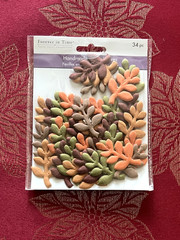 RARE LEAF BRANCHES EMBOSSED EMBELLISHMENTS – FOREVER IN TIME