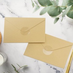 Clear Circle Stickers – 1000 Pcs Transparent Round Stickers for Envelopes, Boxes