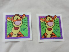 Sandylion Stickers ~ Winnie The Pooh’s TIGGER ~ 2 Collectible Prizmatic Square