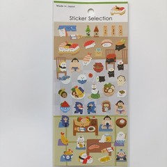 Sticker Sheet set Japanese Culture and Food Made in Japan
