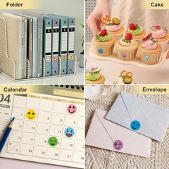 Happy Smiley Face Stickers for Reward – 10050 PCS 10-Colors Small Smiling Sticke
