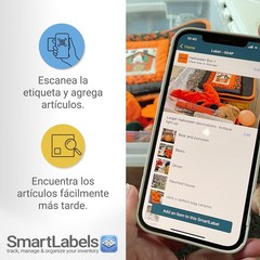 SmartLabels – Etiquetas QR en Español | Paquete de 48 | Multicolor | Calcoman…